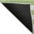 3' X 5' Lime Green and White Striped Washable Indoor Outdoor Area Rug