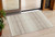 3' X 5' Ivory And Beige Abstract Washable Indoor Outdoor Area Rug Transitional Style - Ivory, Beige Color