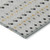 3' X 5' Silver And Gray Striped Washable Indoor Outdoor Area Rug