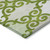 5' X 8' Lime Green And Ivory Trellis Washable Indoor Outdoor Area Rug