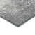 3' X 5' Gray And Beige Abstract Washable Indoor Outdoor Area Rug