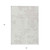 5' X 8' Ivory And Gray Abstract Washable Indoor Outdoor Area Rug