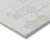 5' X 8' Ivory And Gray Abstract Washable Indoor Outdoor Area Rug