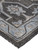 10' X 14' Blue Gray And Charcoal Wool Floral Hand Tufted Area Rug