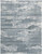 10' X 13' Blue And Gray Polka Dots Distressed Stain Resistant Area Rug