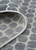 10' X 13' Blue And Gray Polka Dots Distressed Stain Resistant Area Rug