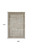 9' X 12' Tan And Ivory Wool Crosshatch Hand Tufted Area Rug