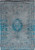 9' X 13' Gray and Green Medallion Non Skid Area Rug