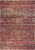 9' X 13' Red and Gray Oriental Non Skid Area Rug