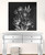 Set Of Two Black and White Flowers in Bloom White Framed Print Wall Art