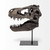 12" Brown Fabric Dinosaur Tabletop Sculpture