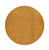 5' Yellow Round Abstract Non Skid Area Rug