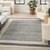 9' x 12' Gray Geometric Area Rug - 606114851745