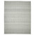 3' X 5' Gray And Ivory Geometric Flatweave Handmade Distressed Area Rug With Fringe