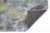 8' Gray Yellow And Purple Abstract Runner Rug