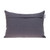 Shimmering Gray Beaded Luxury Throw Pillow