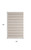 5' X 8' Ivory And Taupe Striped Dhurrie Hand Woven Stain Resistant Area Rug - 606114110309