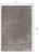 8' X 11' Gray Modern Solid Shag Area Rug