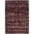 3' X 5' Red Purple And Gold Oriental Area Rug
