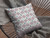 20" Pink Lattice Decorative Suede Throw Pillow