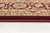 5' X 8' Red and Beige Oriental Power Loom Area Rug