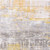 8' X 11' Gray and Yellow Abstract Non Skid Area Rug