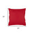 20" Red Cotton Throw Pillow