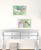 Set Of Two Humming Bird 1 and 2 White Framed Print Wall Art