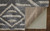 2' X 3' Gray And Ivory Geometric Power Loom Stain Resistant Area Rug