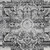 10' Ivory Black And Gray Medallion Runner Rug