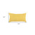 14" X 14" Yellow Cotton Blend Pillow