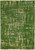 8' Green Round Abstract Non Skid Area Rug
