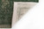 9' X 13' Gray and Green Medallion Non Skid Area Rug 100% PET