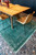 9' X 13' Gray and Green Medallion Non Skid Area Rug 100% PET