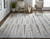 4' X 6' Gray Black And Brown Geometric Hand Woven Area Rug With Fringe