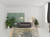8' X 11' Blue Grey Green And Beige Abstract Power Loom Stain Resistant Area Rug