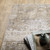 10' X 13' Beige And Gray Abstract Distressed Area Rug
