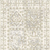 8' Ivory Oriental Distressed Runner Rug With Fringe