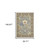 12' Blue And Gray Genuine Wool Oriental Runner Rug With Fringe