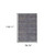 7' X 10' Blue and Ivory Power Loom Area Rug