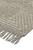 8' X 10' Tan and Ivory Wool Geometric Hand Woven Area Rug With Fringe