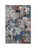 5' X 8' Gray Abstract Foliage Area Rug