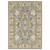 2' X 6' Grey Ivory Orange Teal Green Charcoal Blue And Red Oriental Power Loom Stain Resistant Runner Rug With Fringe