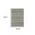 5' X 7' Blue And Beige Geometric Power Loom Stain Resistant Area Rug
