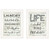 Set Of Two Loads of Fun 1 White Framed Print Bathroom Wall Art