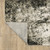 2' X 8' Charcoal Grey And Beige Abstract Power Loom Stain Resistant Runner Rug