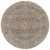8' Tan Brown And Gray Medallion Distressed Round Rug