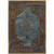 7' X 10' Blue and Beige Oriental Power Loom Area Rug