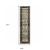 8' Runner Red and Ivory Oriental Power Loom Runner Rug