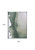 8' X 11' Gray and Green Abstract Non Skid Area Rug